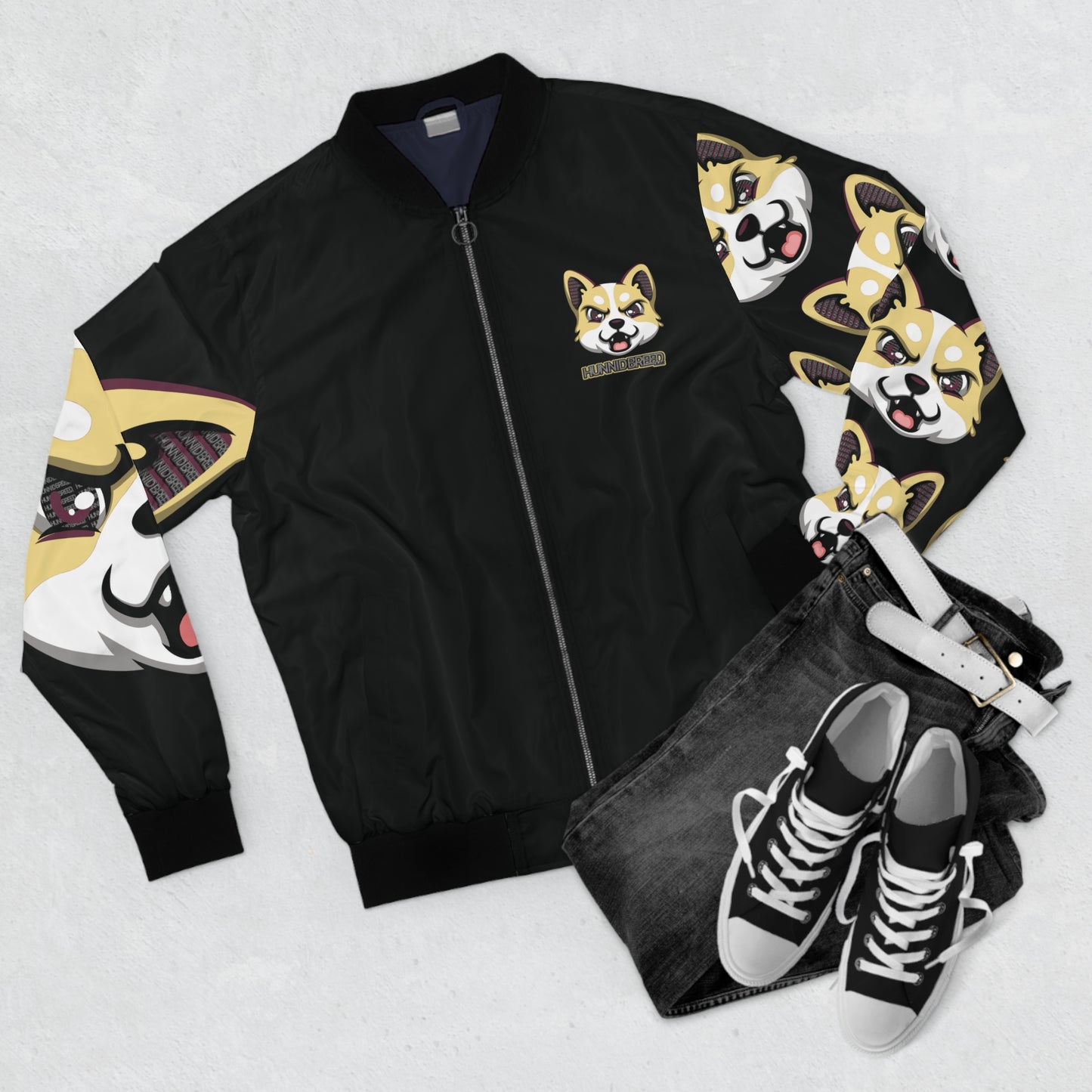 HBG ELEVEN ONE JACKET - BLACK/BANANA CREAM