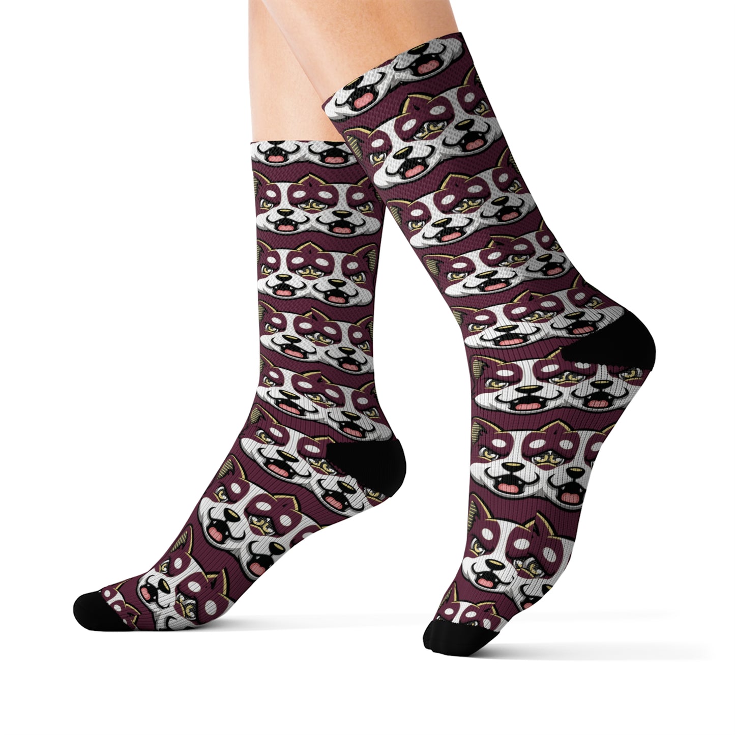 HBG ELEVEN ONE SOCKS - MAROON