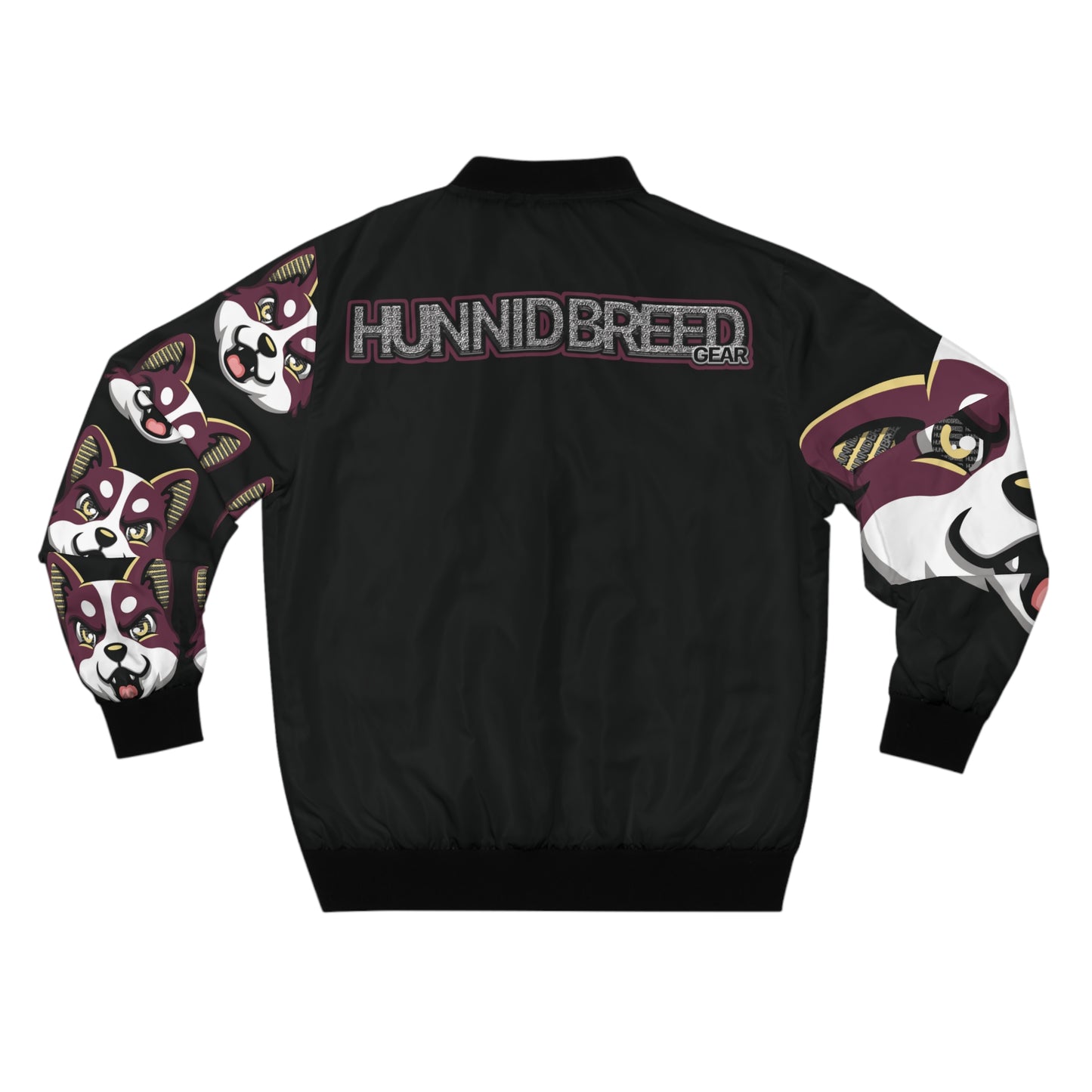 HBG ELEVEN ONE JACKET - BLACK/MAROON