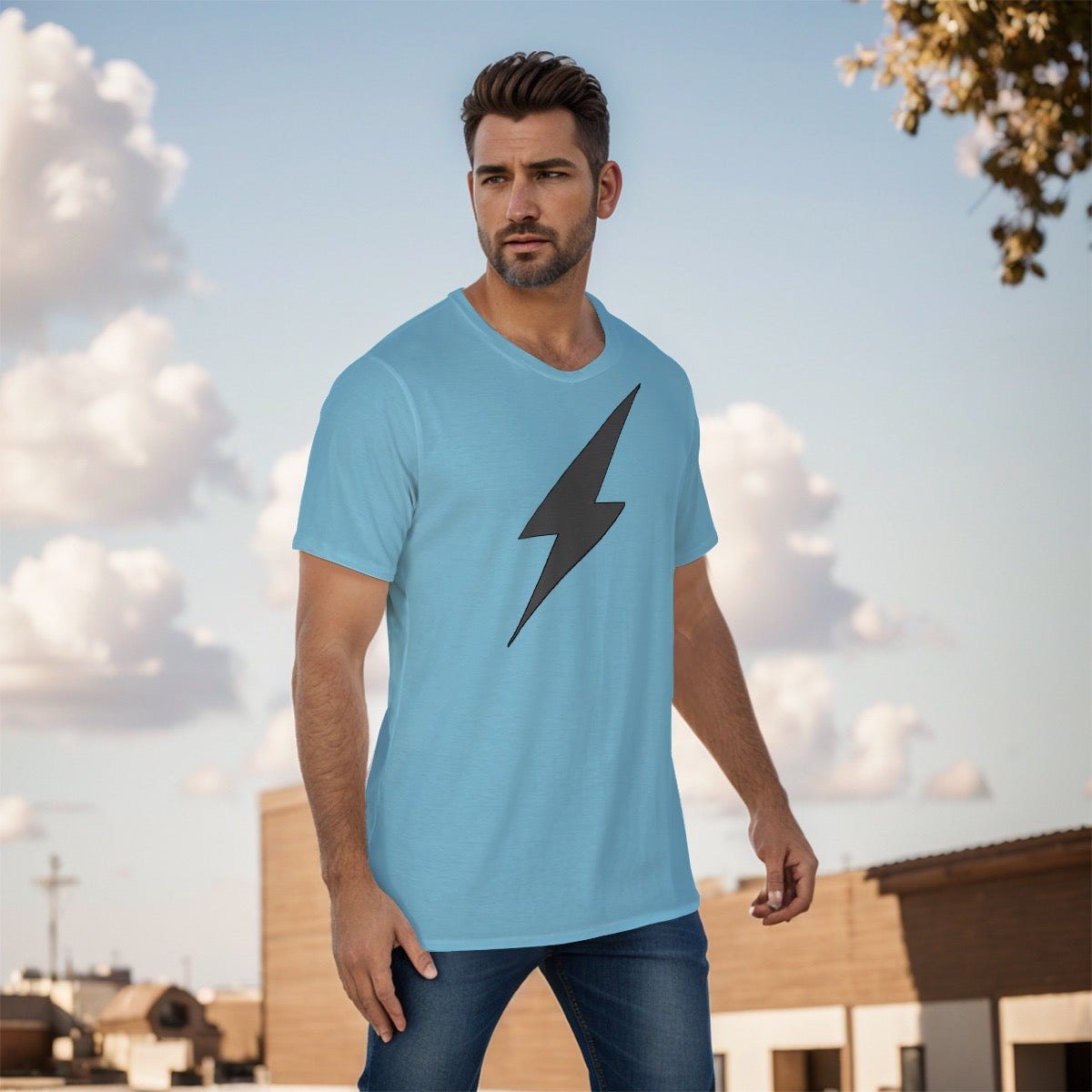 HBG STRIVE SHIRT - SKY BLUE