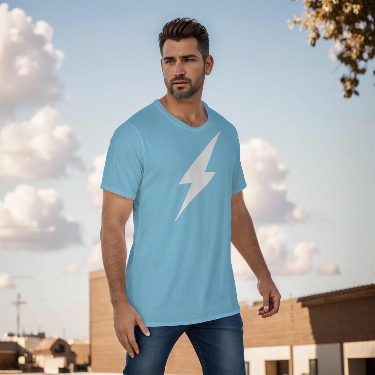 HBG STRIVE SHIRT - SKY BLUE