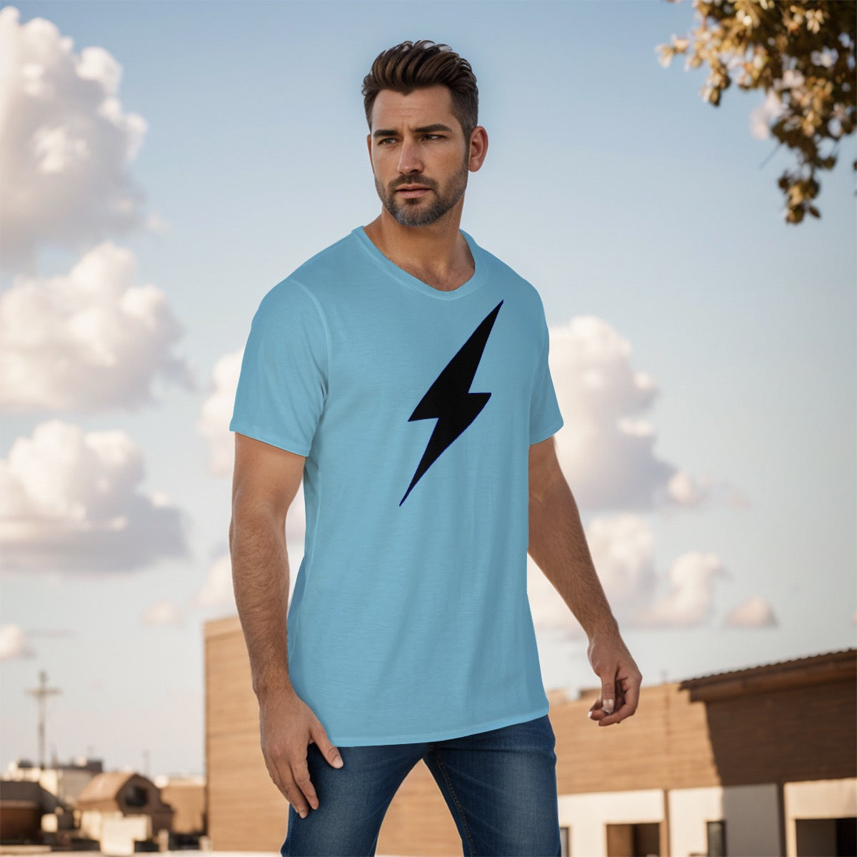 HBG STRIVE SHIRT - SKY BLUE