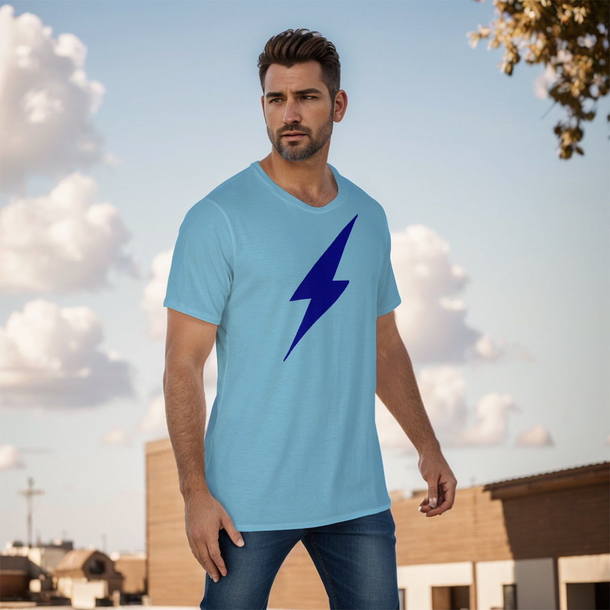 HBG STRIVE SHIRT - SKY BLUE