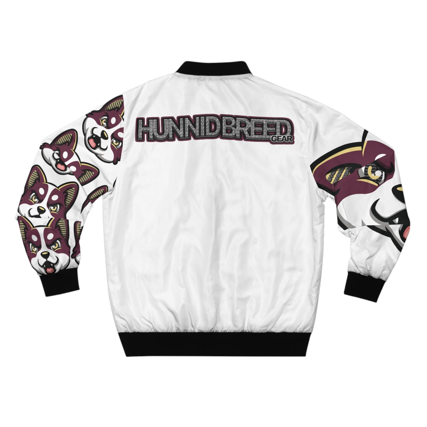 HBG ELEVEN ONE JACKET - WHITE/MAROON