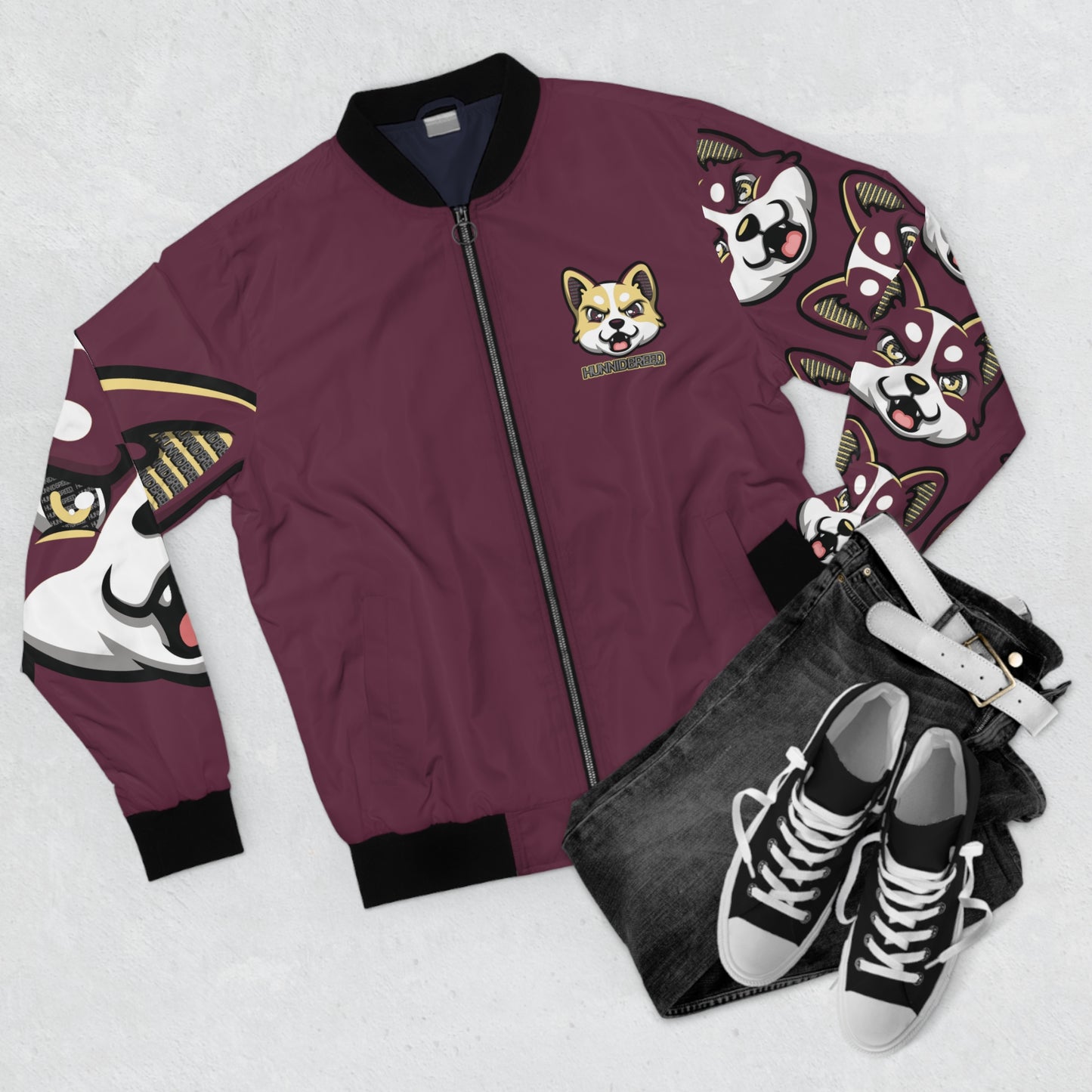 HBG ELEVEN ONE JACKET - MAROON
