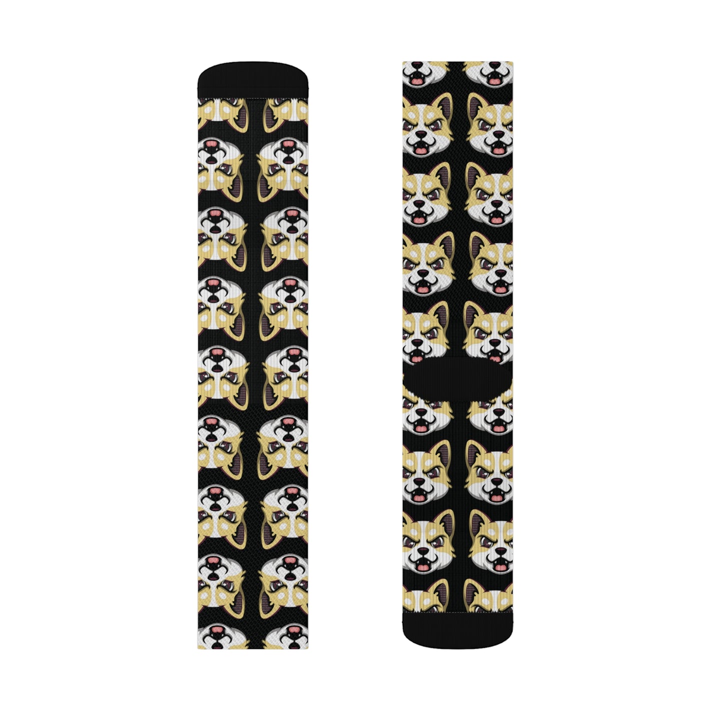 HBG ELEVEN ONE SOCKS - BLACK/BANANA CREAM