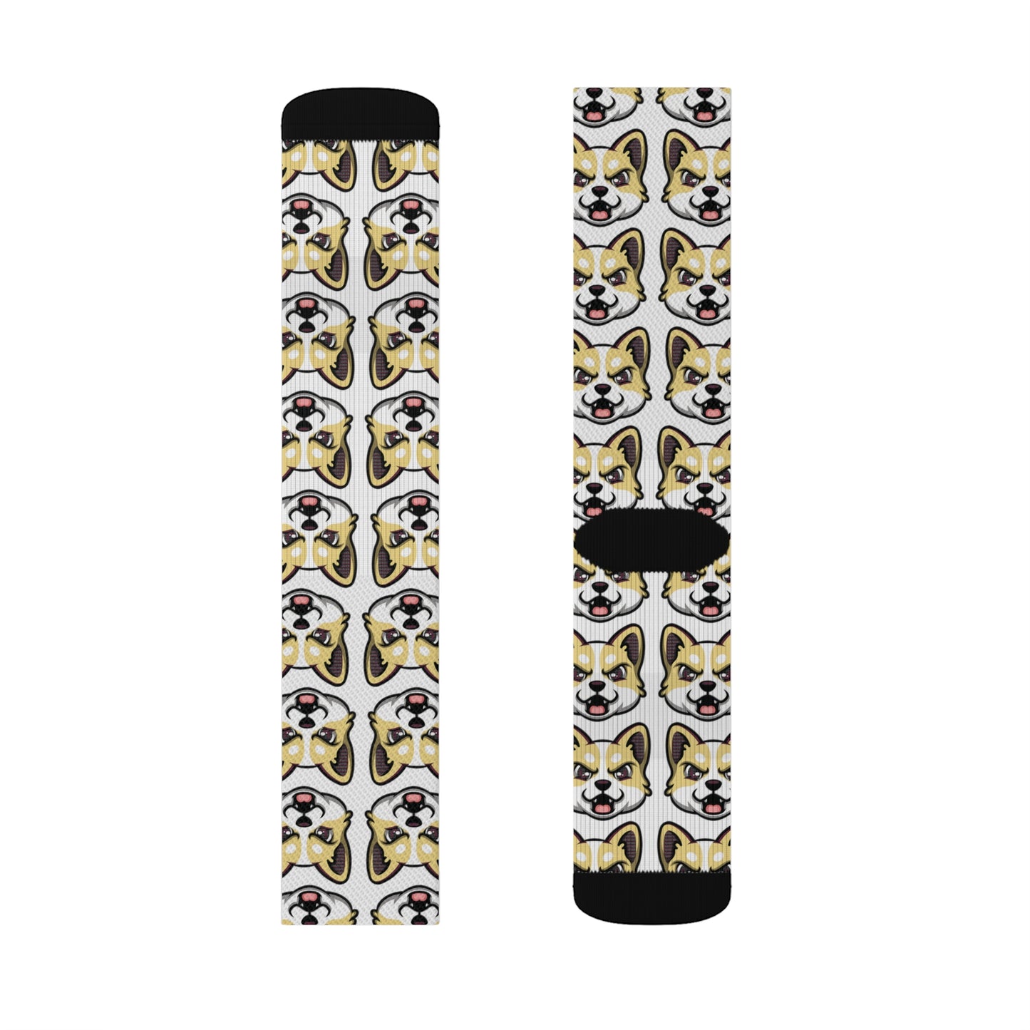 HBG ELEVEN ONE SOCKS - WHITE/BANANA CREAM