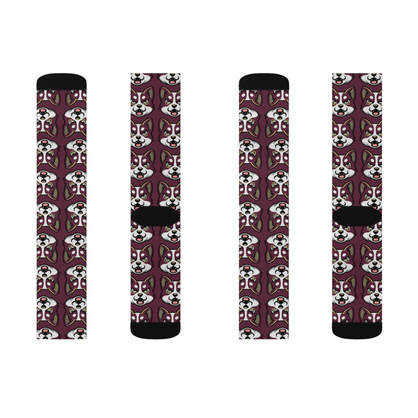 HBG ELEVEN ONE SOCKS - MAROON
