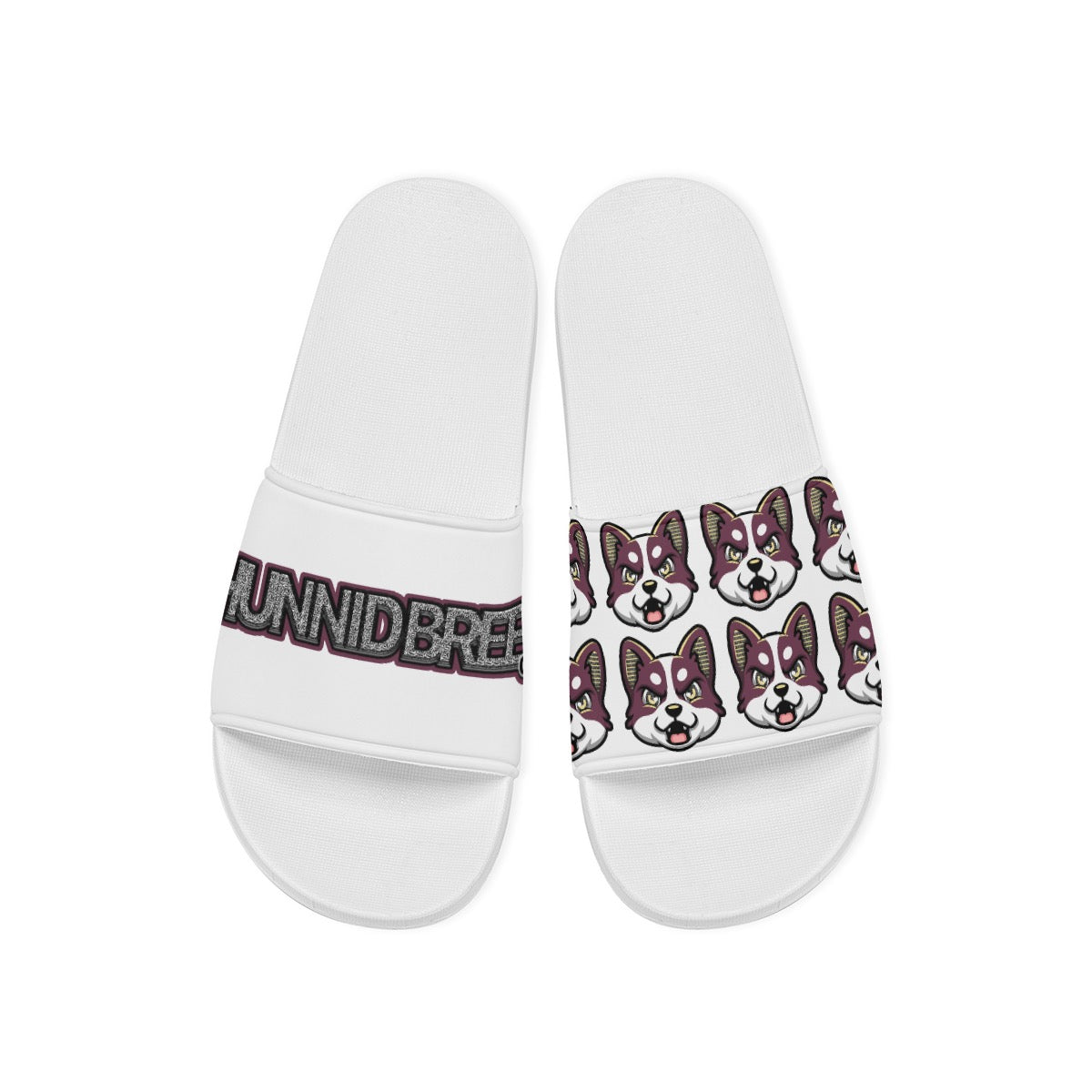 HBG ELEVEN ONE SLIDES - WHITE/MAROON