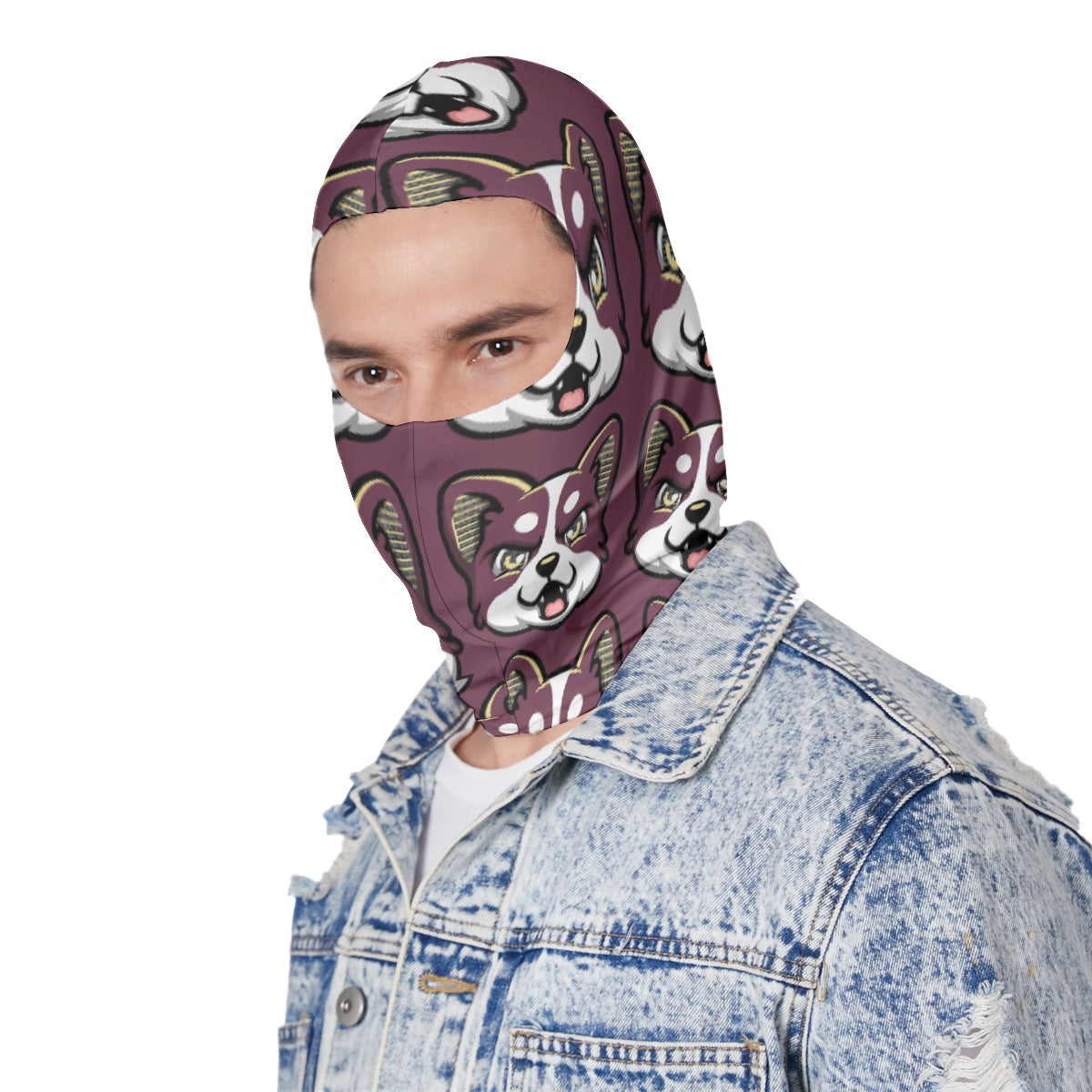 HBG ELEVEN ONE SKI MASK - MAROON