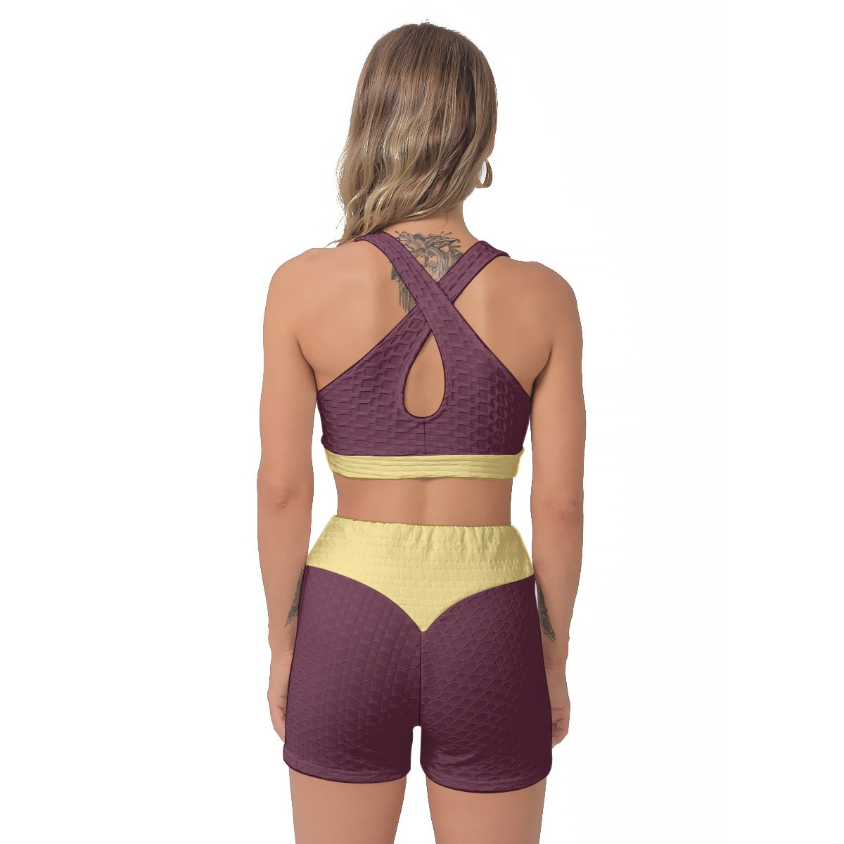 HBG ELEVEN ONE WOMEN'S SPORT SET - MAROON (CHEST)