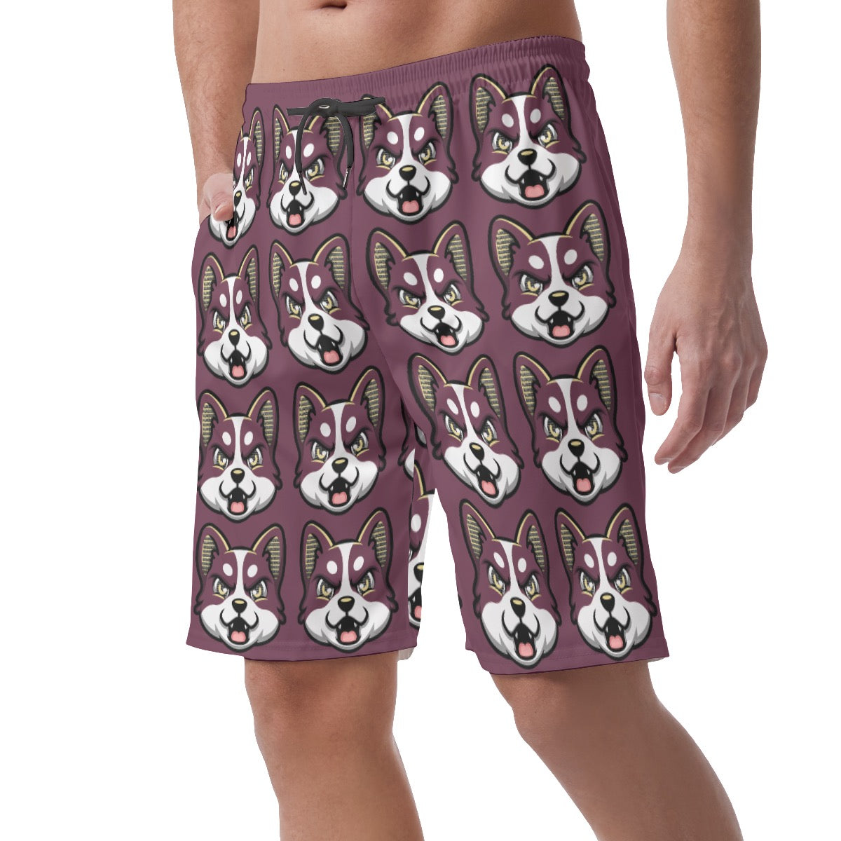 HBG ELEVEN ONE SHORTS - MAROON