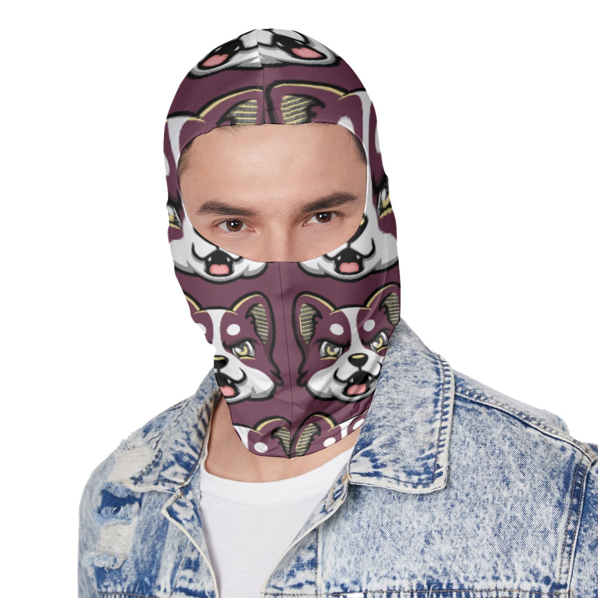 HBG ELEVEN ONE SKI MASK - MAROON