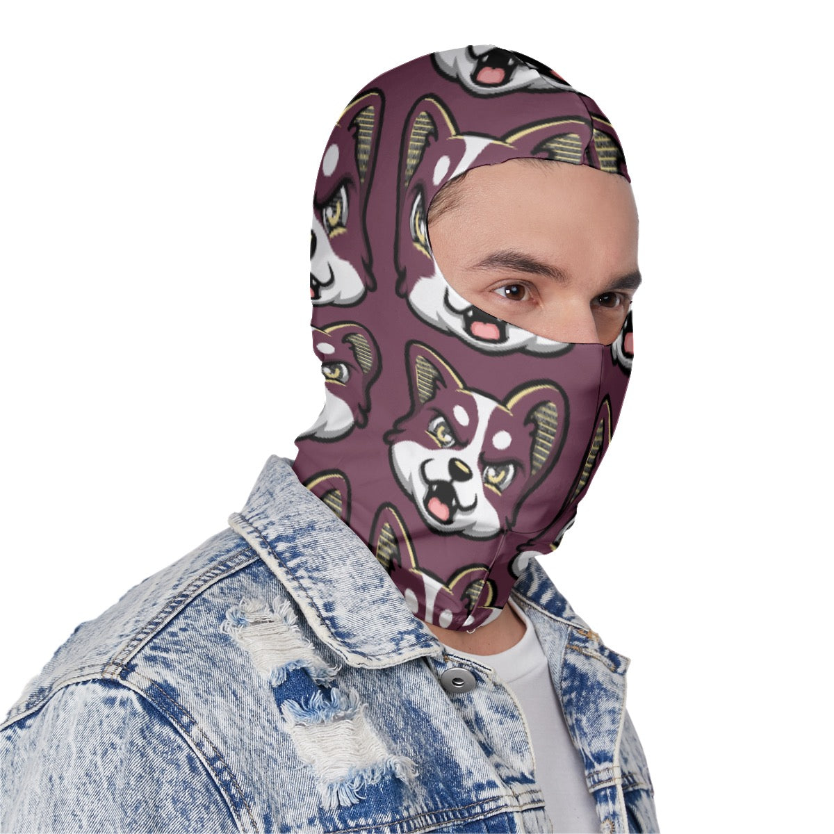 HBG ELEVEN ONE SKI MASK - MAROON