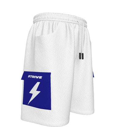 HBG STRIVE CARGO SHORTS - WHITE