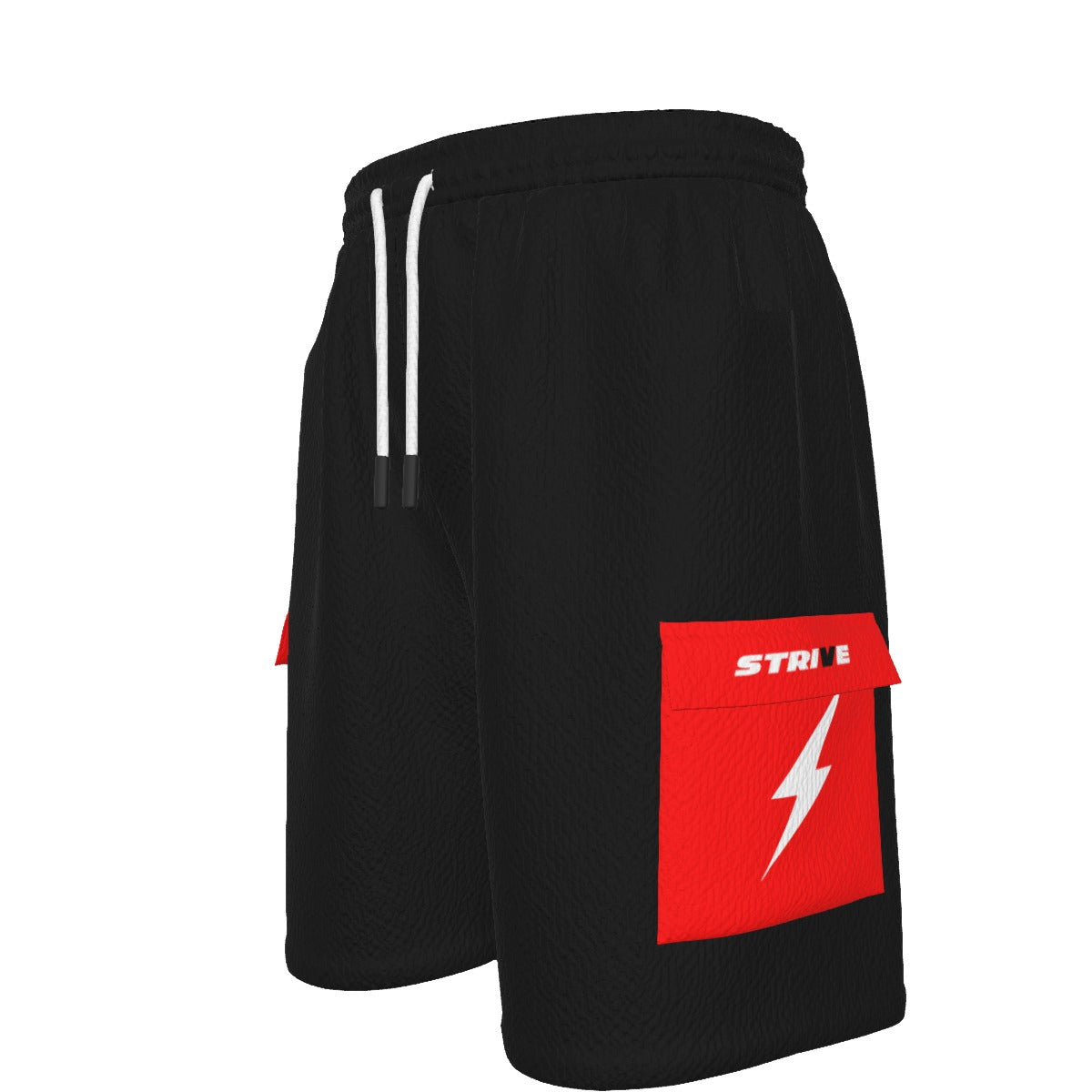 HBG STRIVE V CARGO SHORTS - BLACK