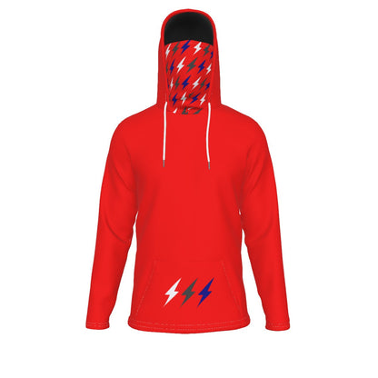 HBG STRIVE 3 BOLTS HOODIE - FACE MASK