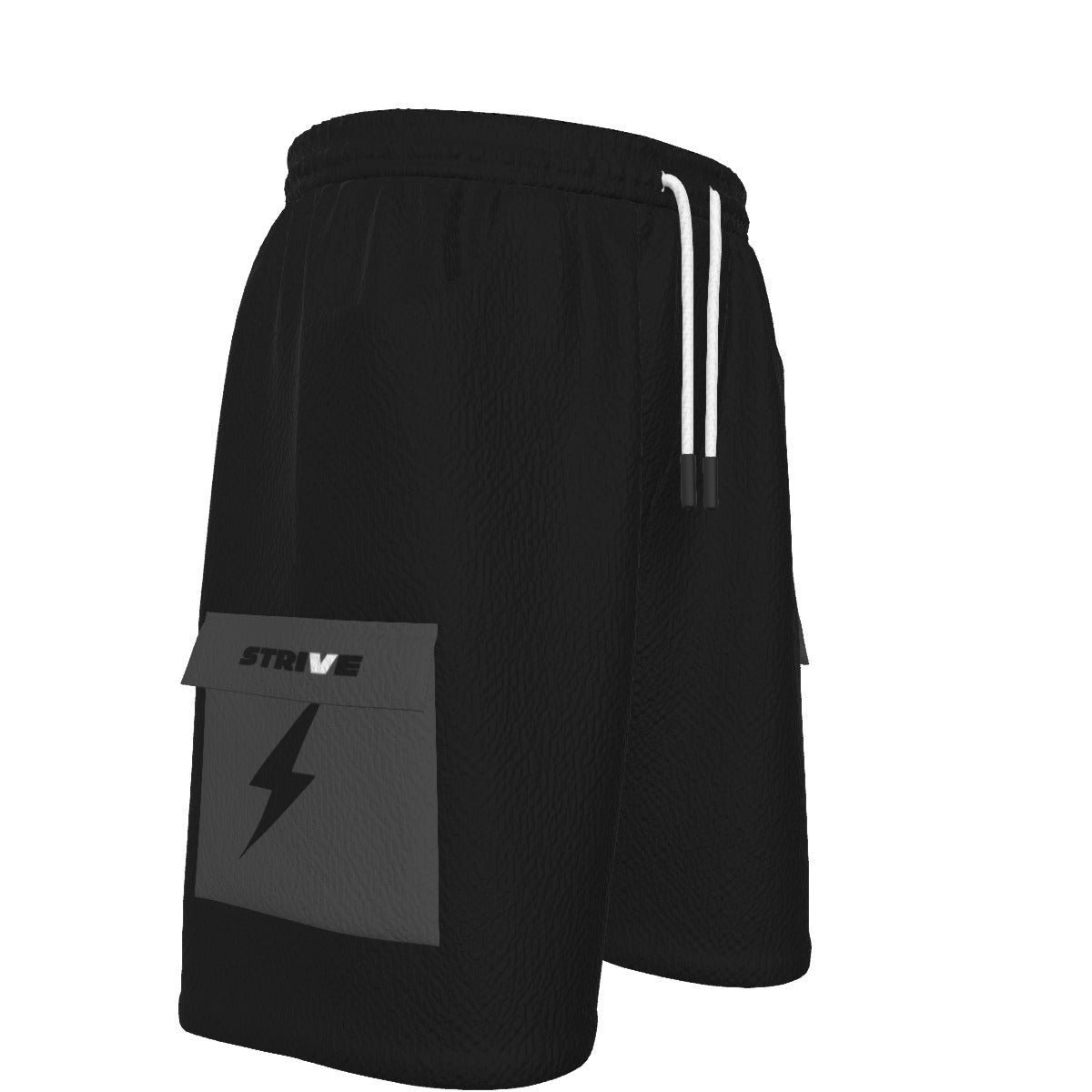 HBG STRIVE V CARGO SHORTS - BLACK