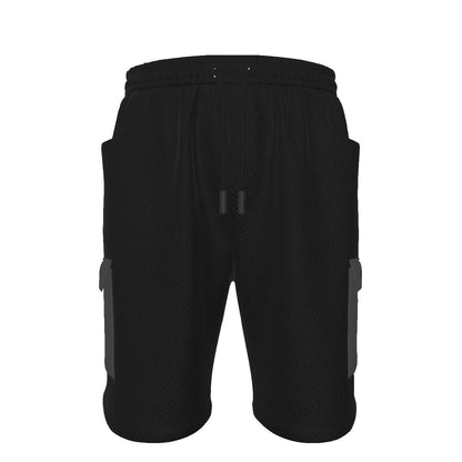 HBG STRIVE CARGO SHORTS - BLACK