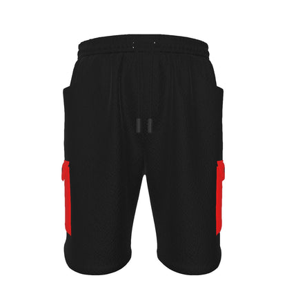 HBG STRIVE V CARGO SHORTS - BLACK