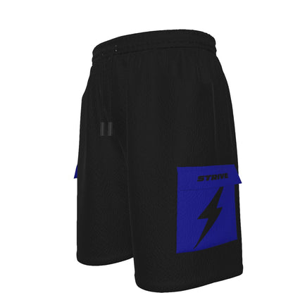 HBG STRIVE CARGO SHORTS - BLACK