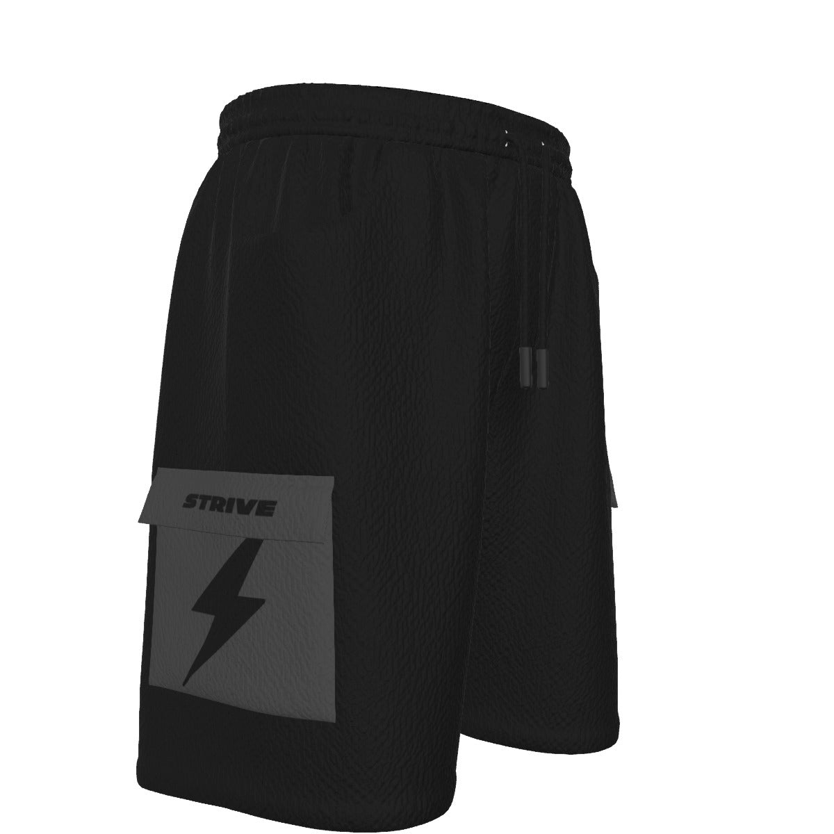 HBG STRIVE CARGO SHORTS - BLACK