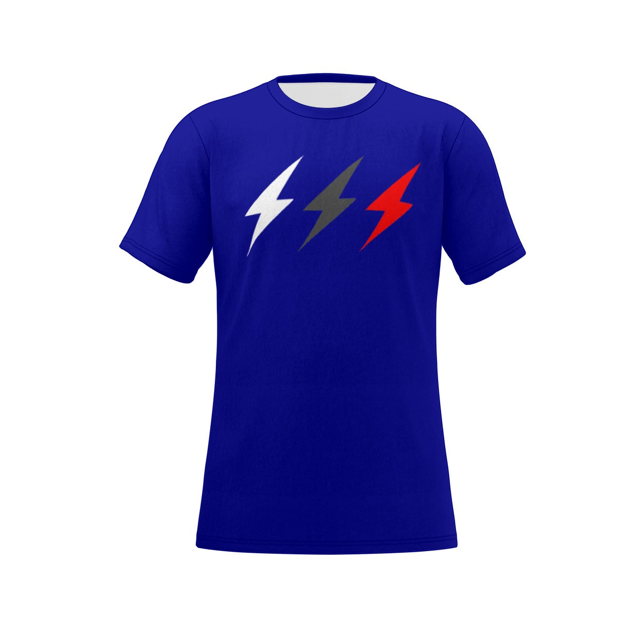 HBG STRIVE 3 BOLTS SHIRT - BLUE - WHITE / GREY / RED
