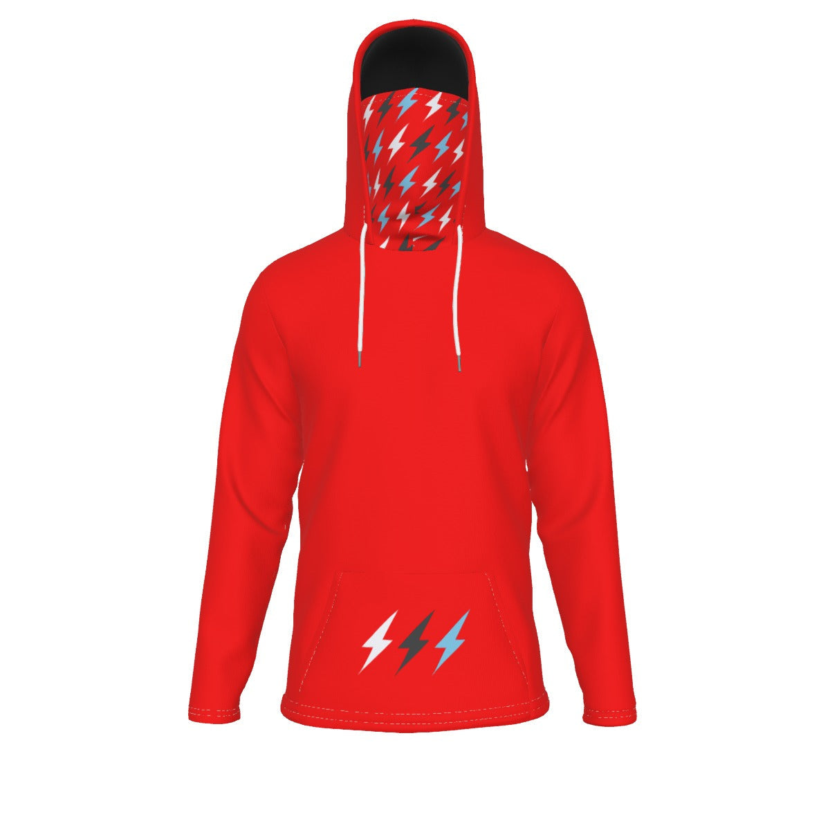 HBG STRIVE 3 BOLTS HOODIE - FACE MASK