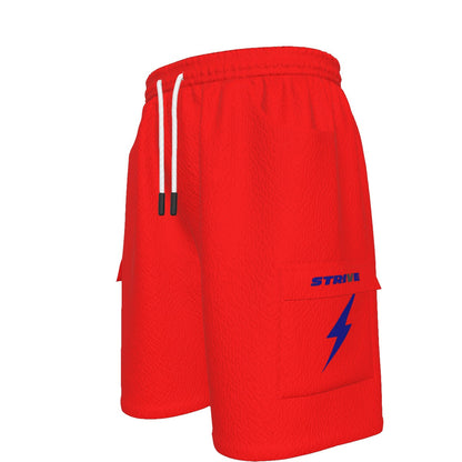 HBG STRIVE V CARGO SHORTS - RED