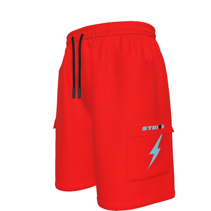 HBG STRIVE V CARGO SHORTS - RED