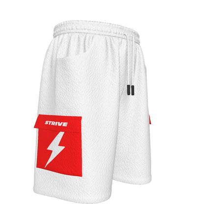 HBG STRIVE CARGO SHORTS - WHITE