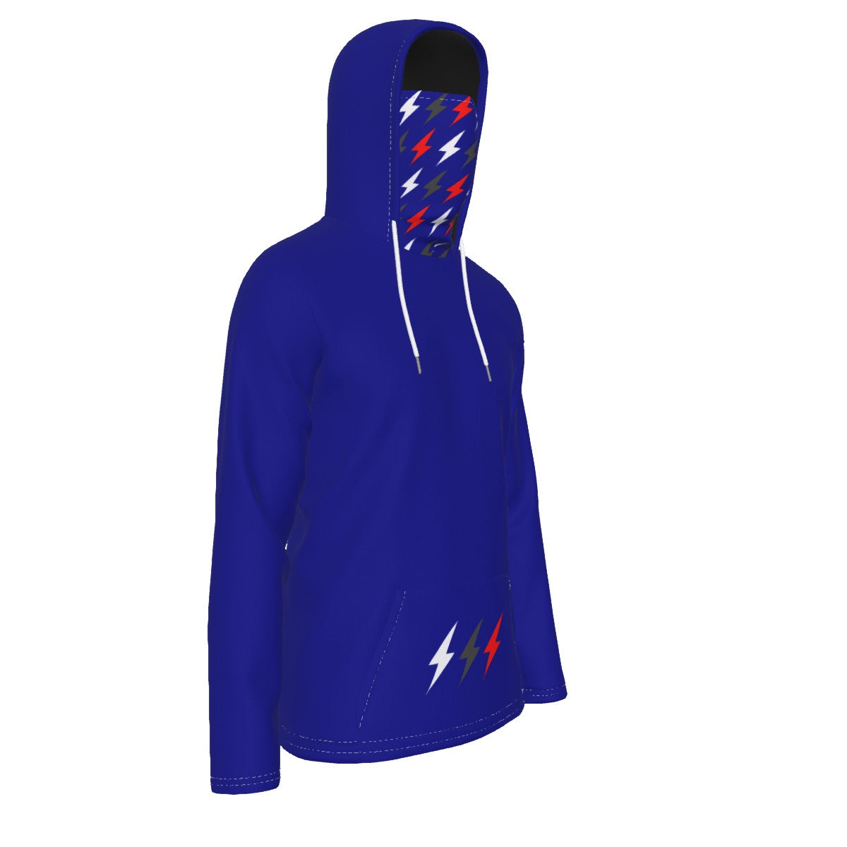 HBG STRIVE 3 BOLTS HOODIE - FACE MASK