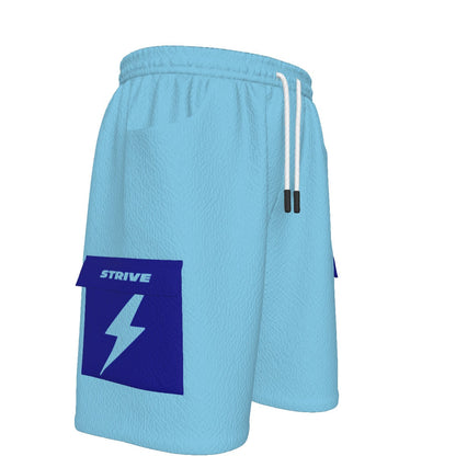 HBG STRIVE CARGO SHORTS - SKY BLUE