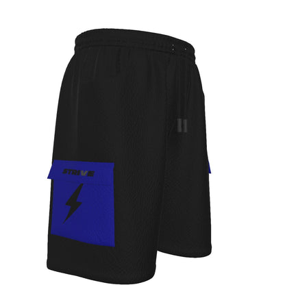 HBG STRIVE V CARGO SHORTS - BLACK