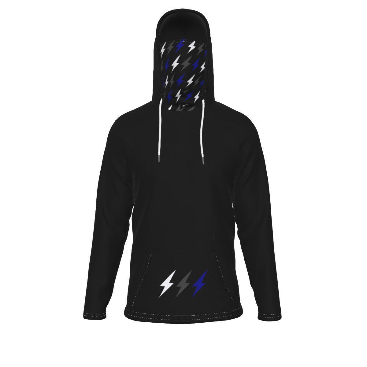 HBG STRIVE 3 BOLTS HOODIE - FACE MASK