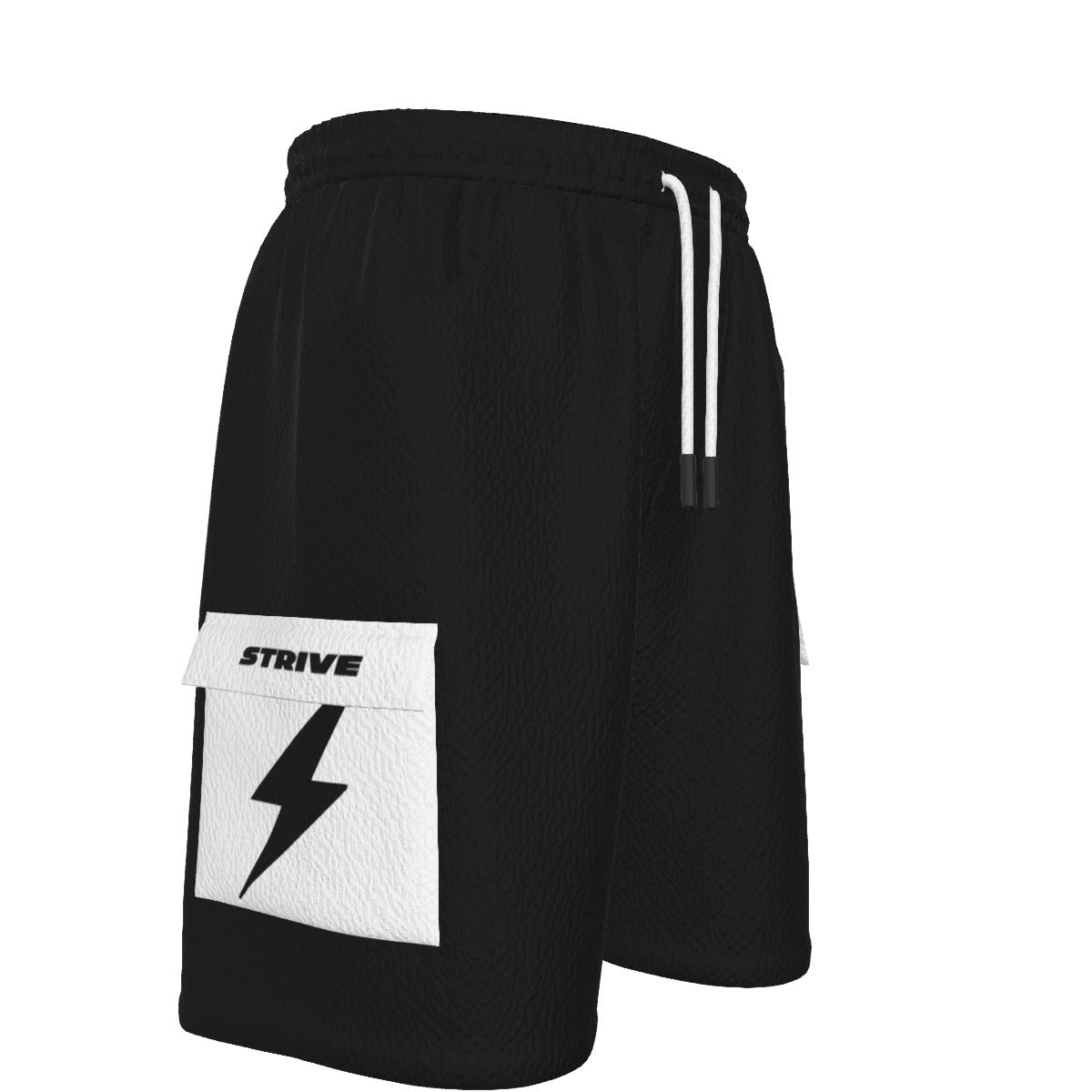 HBG STRIVE CARGO SHORTS - BLACK