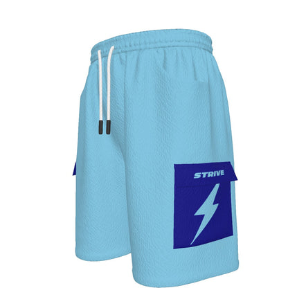 HBG STRIVE CARGO SHORTS - SKY BLUE