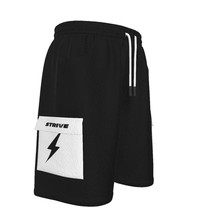 HBG STRIVE V CARGO SHORTS - BLACK