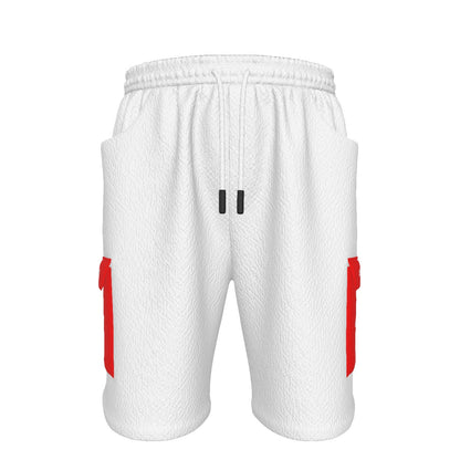 HBG STRIVE CARGO SHORTS - WHITE