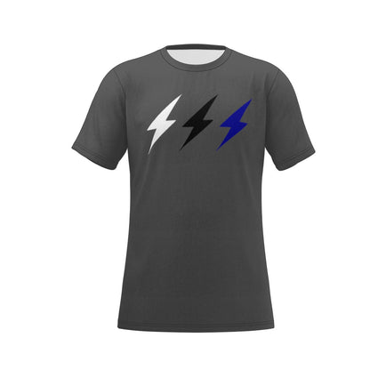 HBG STRIVE 3 BOLTS SHIRT - WHITE, BLACK, BLUE