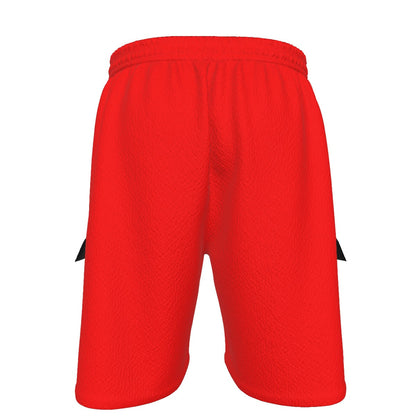 HBG STRIVE CARGO SHORTS - RED