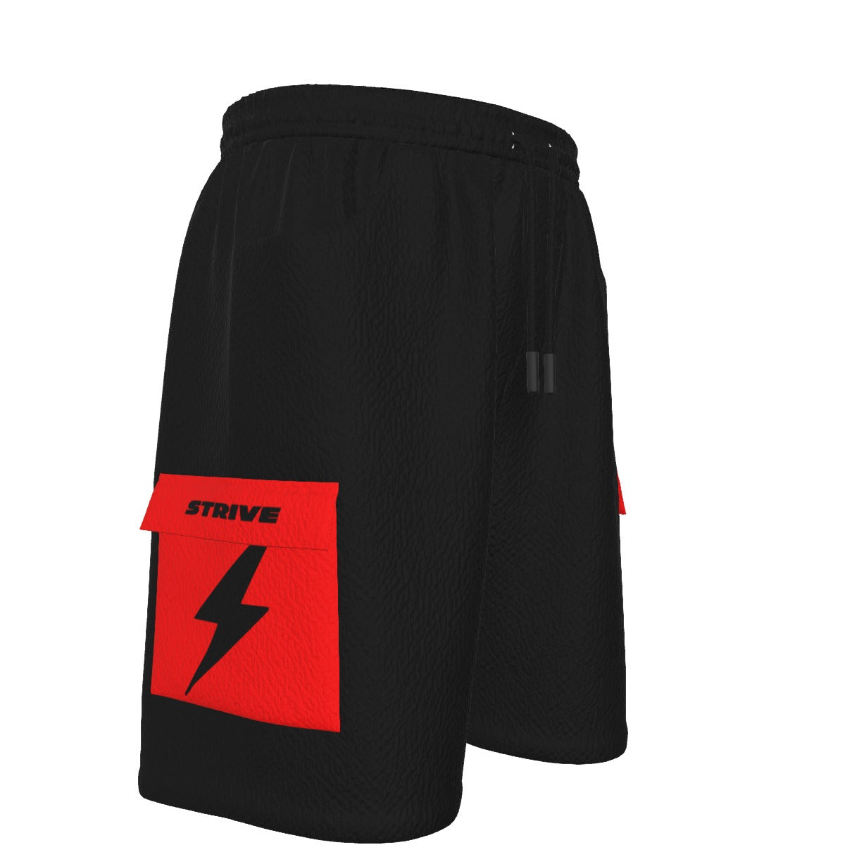 HBG STRIVE CARGO SHORTS - BLACK