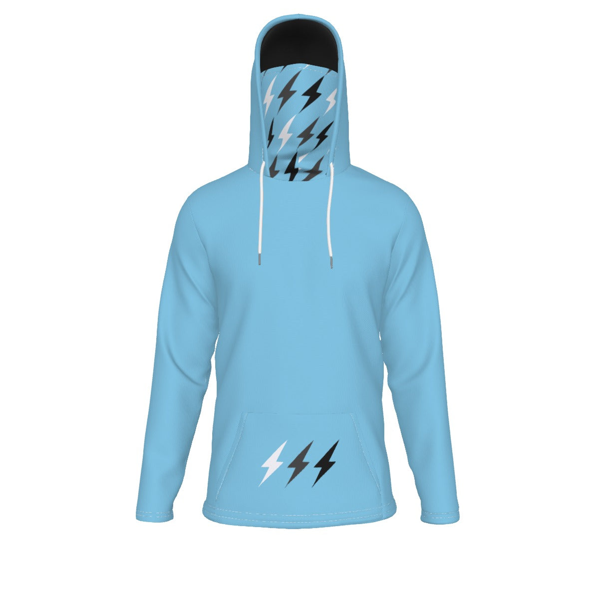 HBG STRIVE 3 BOLTS HOODIE - FACE MASK