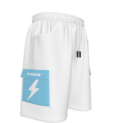 HBG STRIVE CARGO SHORTS - WHITE