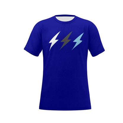 HBG STRIVE 3 BOLTS SHIRT - WHITE / GREY / SKY BLUE
