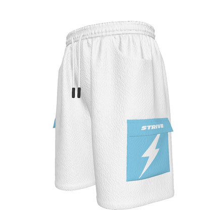 HBG STRIVE CARGO SHORTS - WHITE