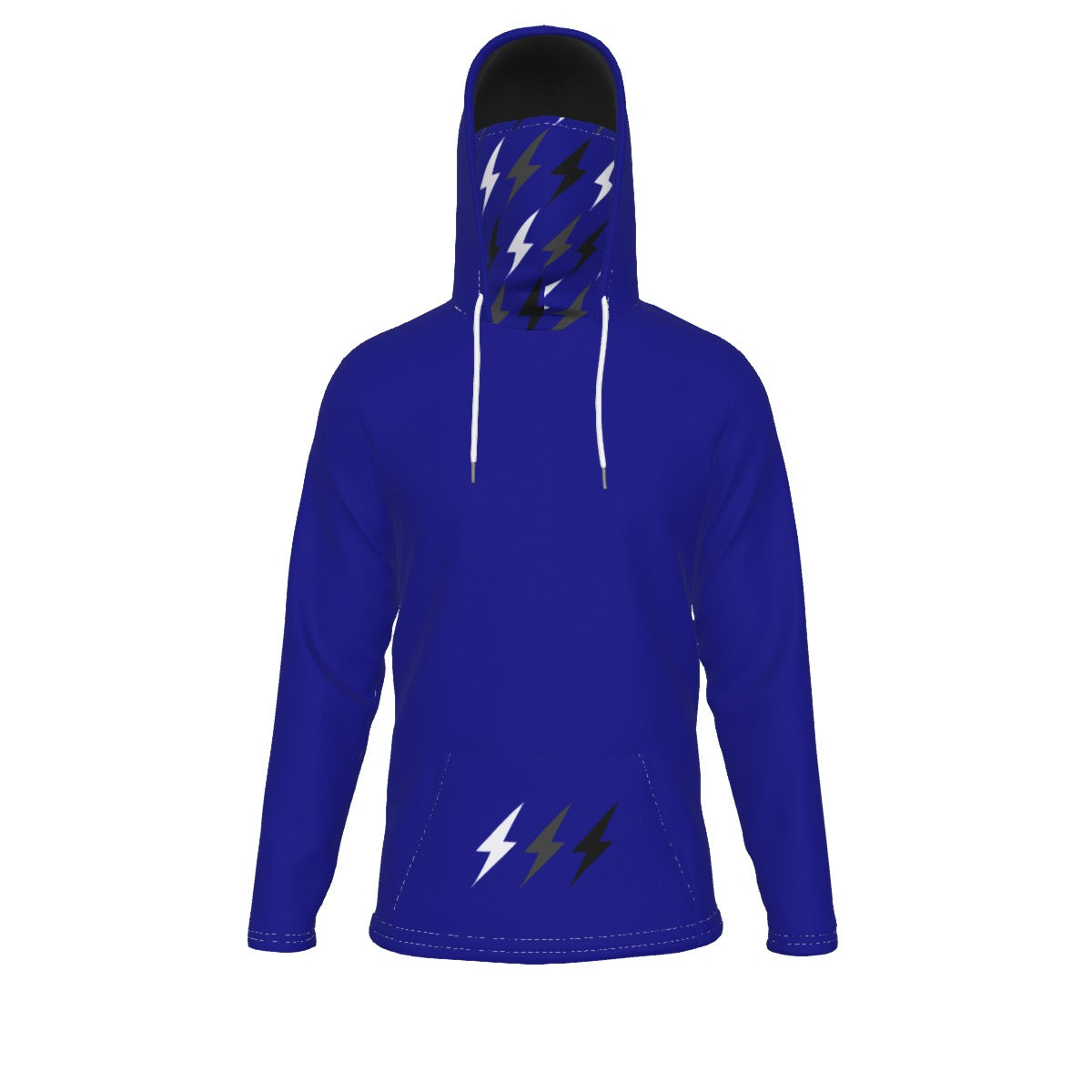 HBG STRIVE 3 BOLTS HOODIE - FACE MASK