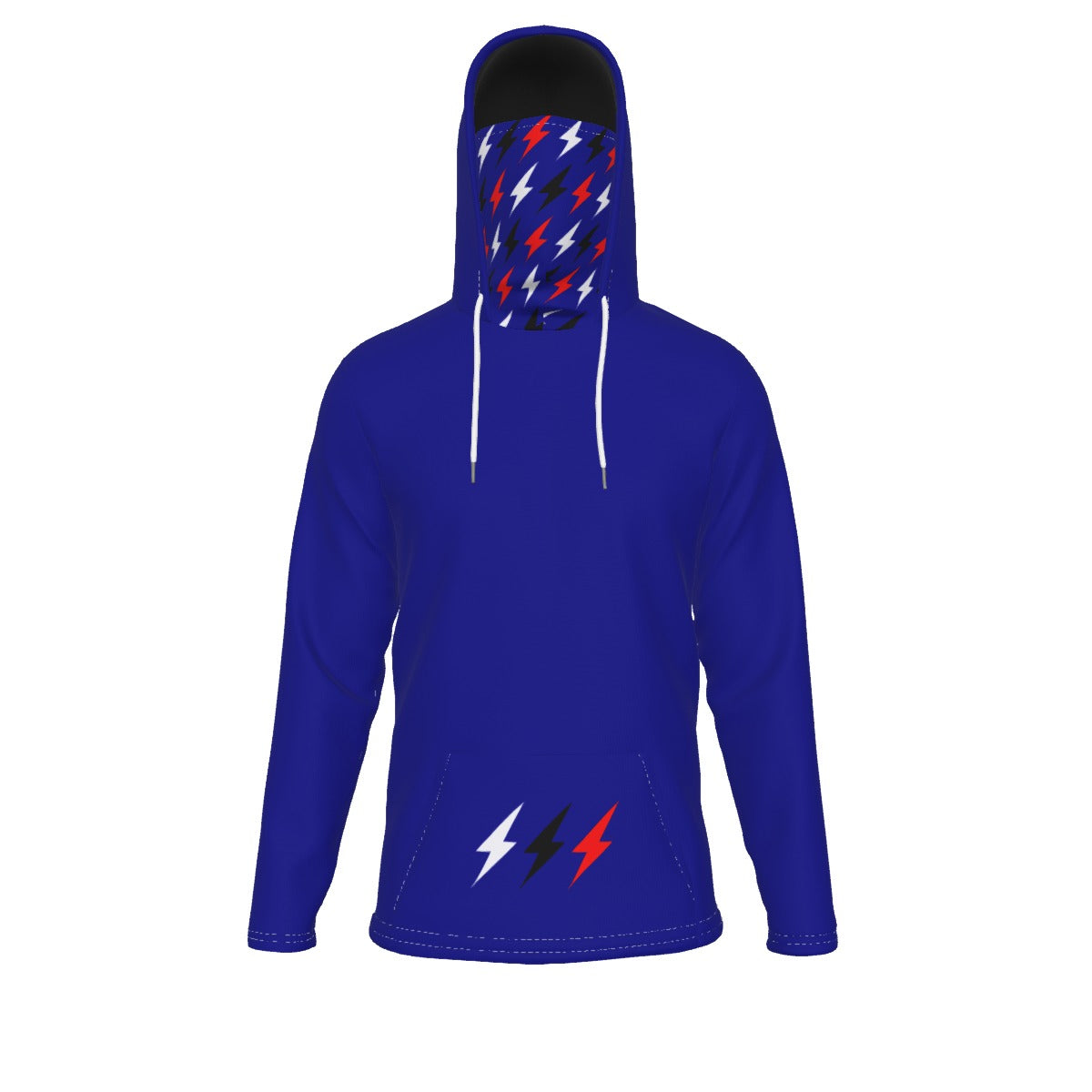 HBG STRIVE 3 BOLTS HOODIE - FACE MASK