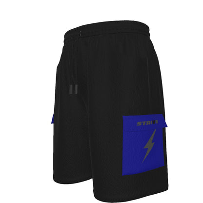 HBG STRIVE V CARGO SHORTS - BLACK