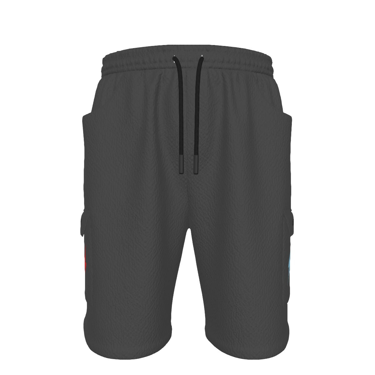 HBG STRIVE 3 BOLTS CARGO SHORTS - SKY BLUE, BLUE, RED